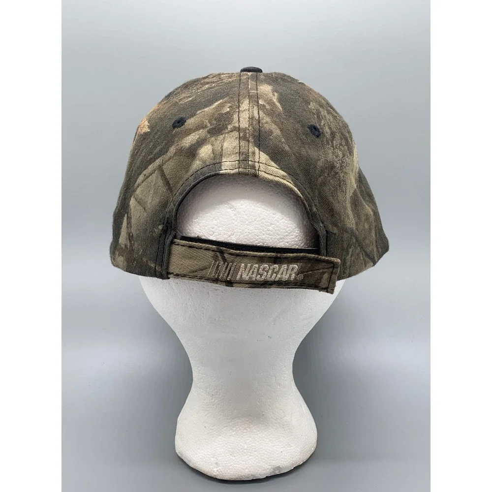 Vintage Dale Earnhardt Jr 8 NASCAR Camo RealTree Adjustable Baseball Hat Mens